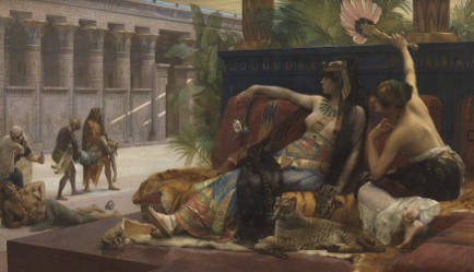 Alexandre Cabanel, Kleopatras Experimente mit Gift an zum Tode Verurteilten, 1887, Öl auf Leinwand, Koninklijk Museum voor Schone Kunsten, Antwerpen