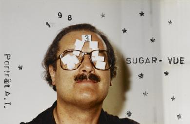 André Thomkins, Sugar-Vue Porträt, 1983  
