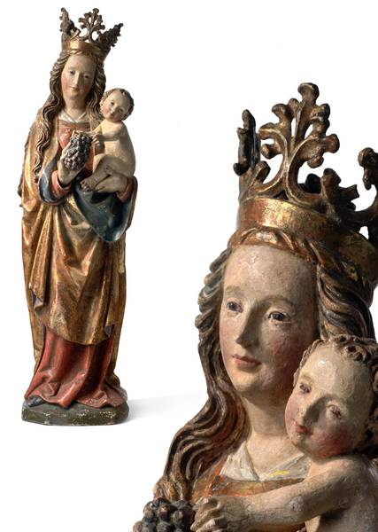 Gotische Maria mit Kind