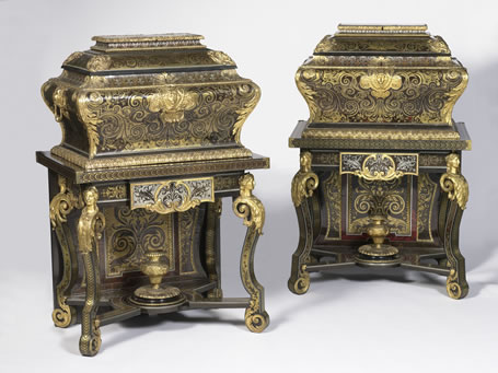 André-Charles Boulle, Chests with Boulle marquetry, 1688