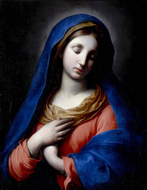 Carlo Dolci (Schule), (Florenz 1616-1686 Florenz) Maria, Halbfigur
