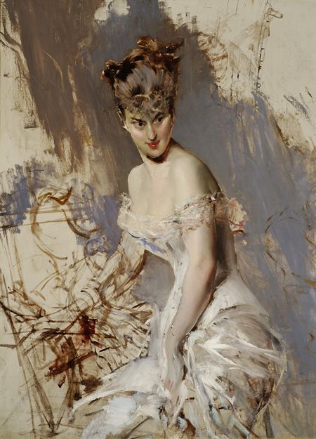 Giovanni Boldini (1845 - 1931), Bildnis Alice Regnault, erzielter Preis € 398.300