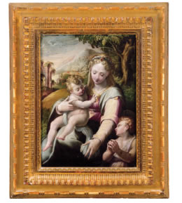 Girolamo Macchiettis, detto del Crocefissaio, „Madonna mit dem Kind 