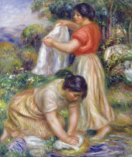 Pierre-Auguste Renoir Les Laveuses Courtesy of Hammer Galleries, New York