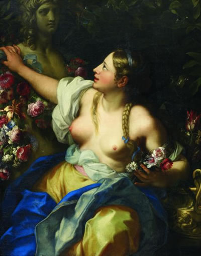 Carlo Maratta (1625 – 1713) Flora. Faustina, die Tochter des Künstler