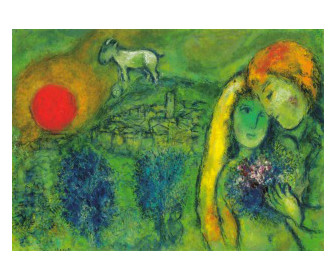 Waterhouse Chagall Marc Die Liebenden von Vence (c) reisser-kunstpostkarten.de
   (c) reisser-kunstpostkarten.de