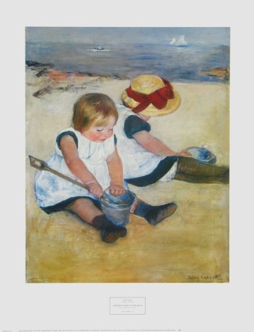 Cassatt Mary geb. 22. Mai 1845 in Pittsburgh, Pennsylvania, USA - † 14. Juni 1926 in Le Mesnil-Théribus, Oise, Frankreich Kinder spielen am Strand
Öl auf Leinwand . National Gallery of Art, Washington (c) kunstdrucke-kunstbilder.at