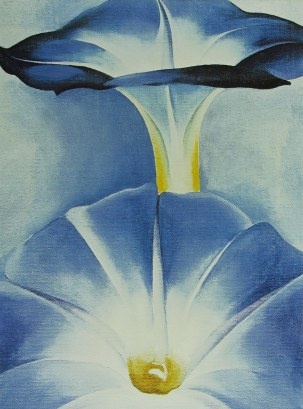 O''Keeffe Blue Morning Glories (c) kunstdrucke-kunstbilder.at