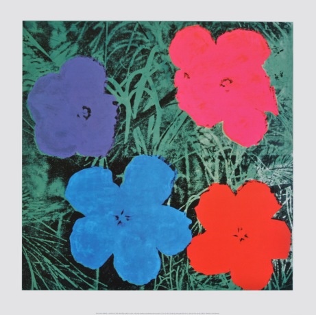 Warhol Andy geb. 6. August 1928 in Pittsburgh, PA - † 22. Februar 1987 in New York City
eigentlich Andrew Warhols Flowers II (c) kunstdrucke-kunstbilder.at