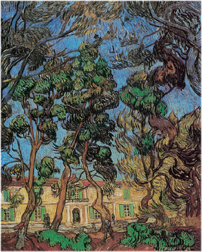 Vincent van Gogh, Bäume im Garten