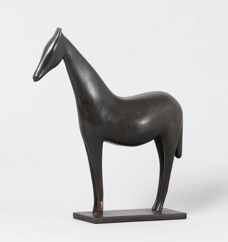  Finnisches Pferd. Eisenguß. Entwurf um 1929/1930.