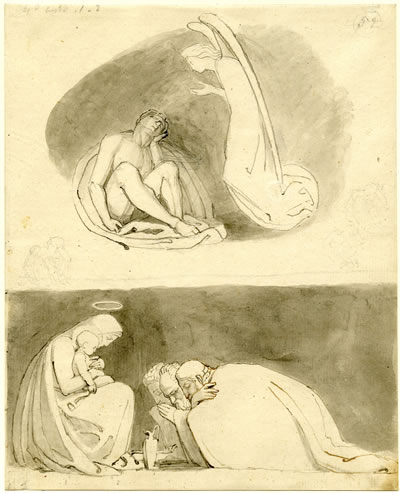 John Flaxman Anbetung der Könige / Adoration of the Magi, ca. 1792-1794