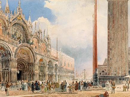 Rudolf von Alt (1812 - 1905), Der Markusplatz in Venedig, € 50.000 - 60.000