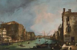  Canaletto, Der Canal Grande in Venedig. 1722/ 23