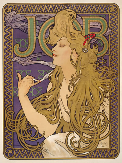 Alfons Mucha Job , 1896 