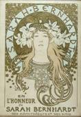 Alphonse Mucha, Plakat 'Sarah Bernhardt', 1896 Zuschlag € 3.500