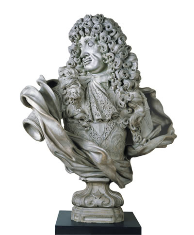 Bust of Charles II, Honore Pelle, Genoa, 1684, ©V&A Images 