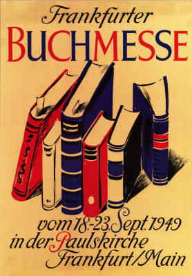 Das Plakat der 1. Frankfurter Buchmesse 1949