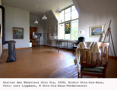 Atelier in Hemmenhofen Dix