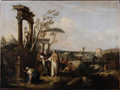Cicero entdeckt das Grabmal des Archimedes
