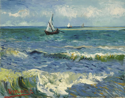 Fischerboote bei Saintes-Maries-de-la-Mer Mai 1888 Van Gogh Museum Amsterdam