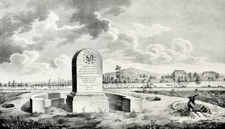 G.H. Zanders, Denkmal der Johanna Sebus in Brienen, unweit Cleve, 1824