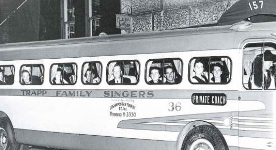 Der Tourbus der Trapp Family Singers Bild: Trapp Family Lodge Stowe / Vermont, USA