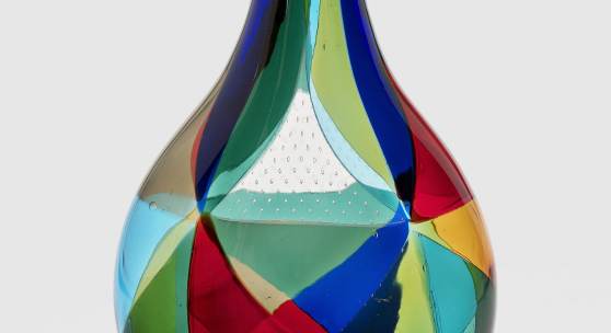 Intarsio, 1961 Entwurf: Ercole Barovier, Ausführung: Barovier & Toso H:34 cm Glas; Technik: Tessere Foto: Martin Adam