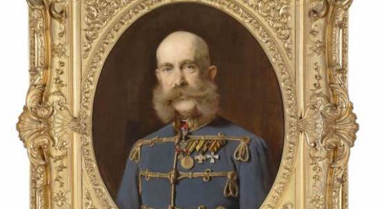 Hervorragendes Porträt Kaiser Franz Joseph I. von Österreich von Heinrich von Angeli, Schätzwert € 10.000 - 15.000, Fotonachweis: Dorotheum