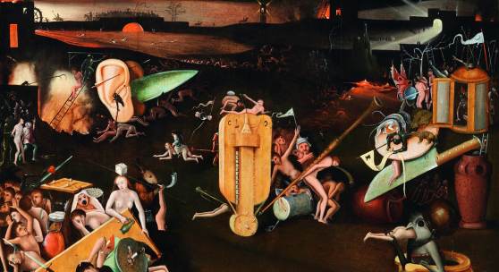 Hieronymus Bosch Nachfolger, Die Hölle, Öl auf Holz, 124 x 97,5 cm  Schätzwert € 200.000 - 300.000 