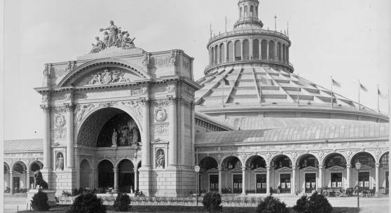 Ansicht der Rotunde der Wiener Weltausstellung 1873 © MAK 