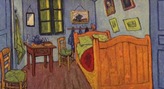 Gogh, Vincent Willem van 	 Vincents Schlafzimmer in Arles 	Impressionismus   	Das Gemälde "Vincents Schlafzimmer in Arles" von Vincent Willem van Gogh als hochwertige, handgemalte Ölgemälde-Replikation. Originalformat: 72 x 90 cm © www.oel-bild.de