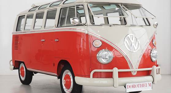 Nr. 99 1963 Volkswagen T1 Sondermodell 21 Fenster, originaler Samba-Bus in herausragendem Zustand, ausgeliefert nach San Francisco, von VW zertifiziert, Schätzwert € 80.000 - 110.000
