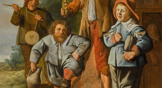 ￼Jan Miense Molenaer, Young musicians with dancing dwarf Estimate: £40,000 – 60,000 Old Masters sale, 8 May 2019