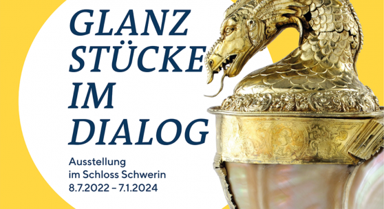 Turbanschneckenpokal, Nürnberg, um 1600, Fuß: Johann Joachim Busch, 1752©SSGK M-V, Elke Walford