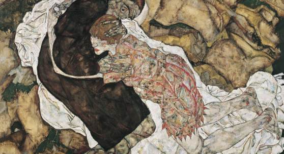  Egon Schiele, Tod und Mädchen (Mann und Mädchen), 1915 © Belvedere, Wien, Foto: Belvedere Wien
