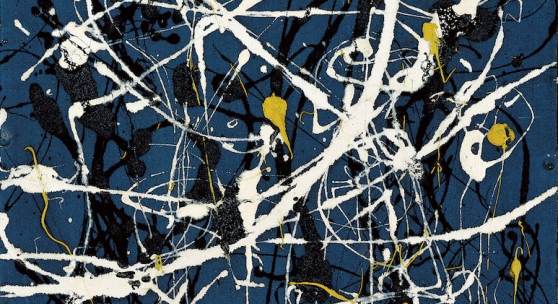 Abbildung: Jackson Pollock, Komposition Nr. 16, 1948, Museum Frieder Burda, Baden-Baden © Pollock-Krasner Foundation, VG Bild-Kunst, Bonn 2021