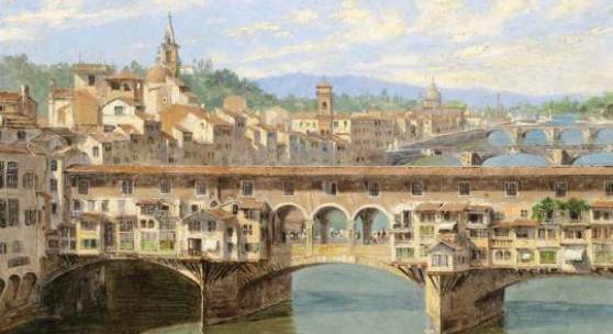 Antonietta Brandeis, Ponte Vecchio in Florenz