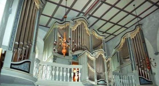 Orgel der St. Mauritiuskirche in Frauenprießnitz