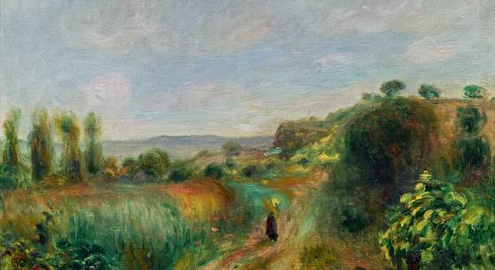 Pierre-Auguste Renoir Schätzpreis € 150.000 - 300.000 (Limoges 1841 - 1919 Cagnes-sur-Mer) Paysage à Cagnes, um 1898