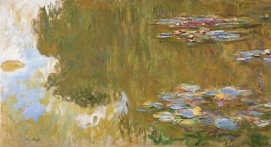 Claude Monet, Seerosenteich, 1917-19, ALBERTINA, WIen - Sammlung Batliner  
