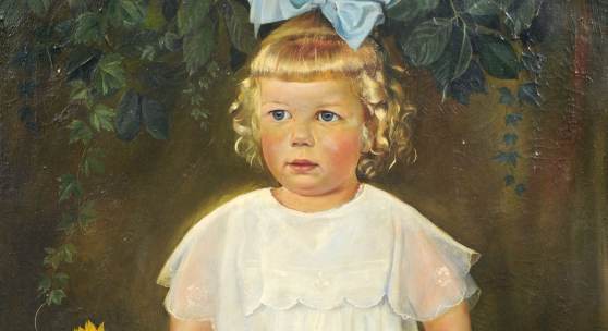 96   Georg Siebert "Ursula Richter". 1924.  105 x 67,5 cm, Ra. 123 x 84,5 cm. 		5.000-6.000 €