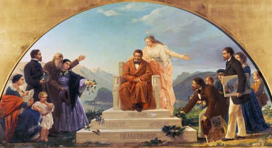 Agostino Caironi: Die Dankbarkeit der Bürger, 1859 Öl auf Leinwand ©Archivio Fotografico Villa Vigoni