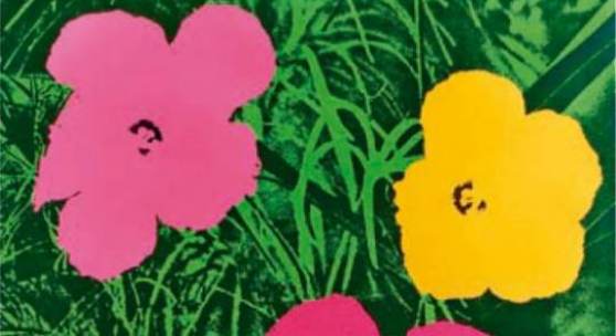 Andy Warhol flowers gross