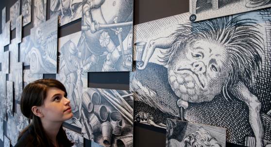 Ausstellungsansicht "Verkehrte Welt. Das Jahrhundert von Hieronymus Bosch", Photo: Ulrich Perrey