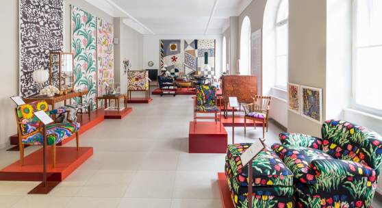 Ausstellungsansicht Welt der Muster Josef Frank, Foto: Philipp Simonis, © Svenskt Tenn