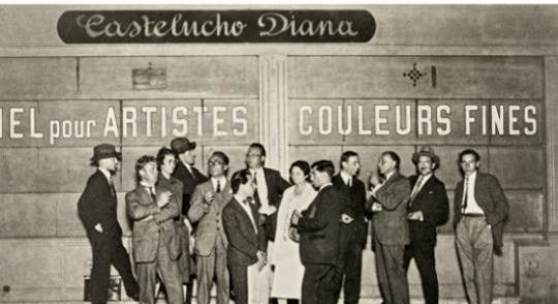 Gruppenaufnahme in Paris, 1926