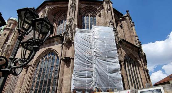 DSD fördert das Volckamerfenster in St. Lorenz in Nürnberg * Foto: Deutsche Stiftung Denkmalschutz/Schabe