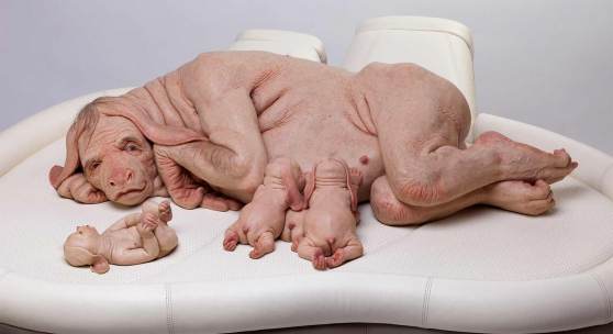 © Patricia Piccinini, The Young Family, 2002, Photo: Graham Baring, Courtesy of the artist