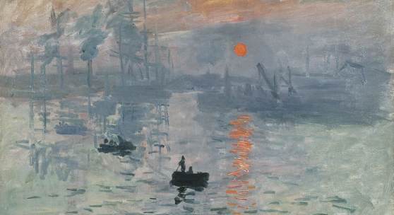 Claude Monets Gemälde Impression, Sonnenaufgang von 1872